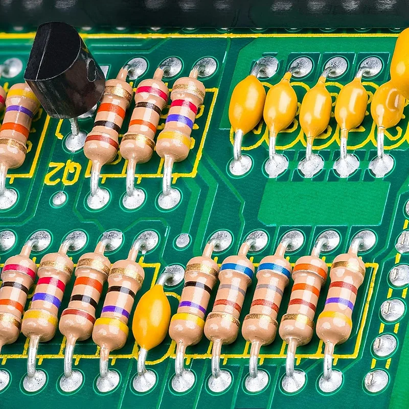 25 ค่า 1/2W ตัวต้านทานชุดจาก 1 โอห์มถึง 1M Ohm 1/2 วัตต์ 5% ตัวต้านทานแบบฟิล์มคาร์บอน Assortment