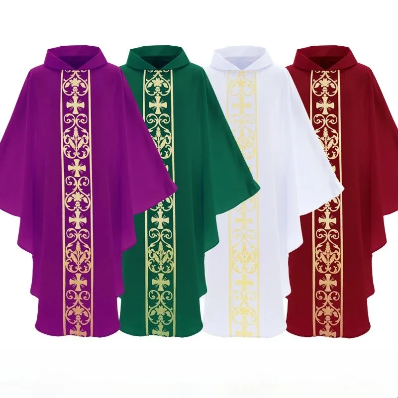 ชุดคลุมพระสงฆ์พิมพ์ลาย Zizi 2025 สำหรับบาทหลวง นักบวช ศาสนาคริสต์ พระเยซู ผู้นำศาสนา ชุดคลุมสำหรับโฆษณา