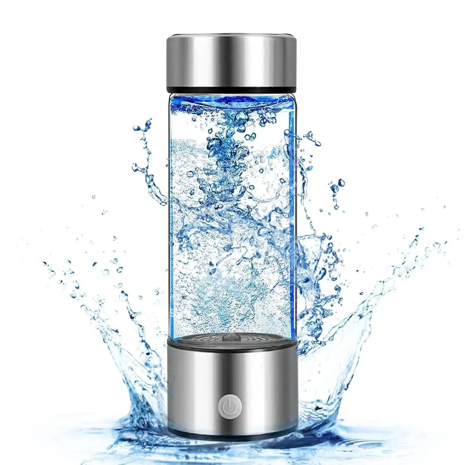 Top Quality Generator Ionizer H2 Rich Cup Filter Glass Portable Hydrogen-Rich Alkaline Maker USB Electric Hydrogen Water Bottle