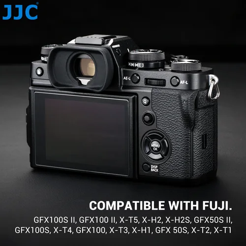 Imagen 2 del producto JJC-visor ocular de silicona suave EC-XT, visor para Fujifilm X-T5, X-H2, X-T4, X-T3, XT4, XT3, XT2, XT1, GFX100