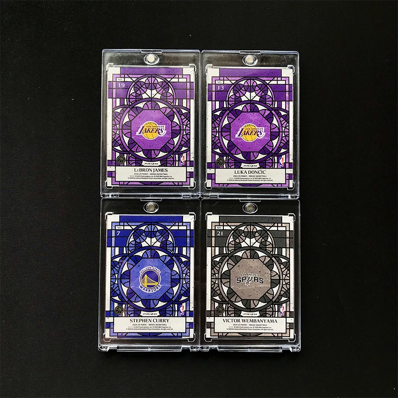 การ์ดโมเสกทำเองแบบ DIY ปี 2025 ของ Panini รุ่น Church Teka James Curry Doncic Wenban ของสะสมการ์ดแลกเปลี่ยนสำหรับเป็นของขวัญ