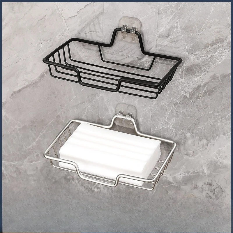 

Неперфорированная усиленная подставка для мыла из нержавеющей стали, держатель для мыла для ванной комнаты, мыльница, дренажная подставка, утолщенная.