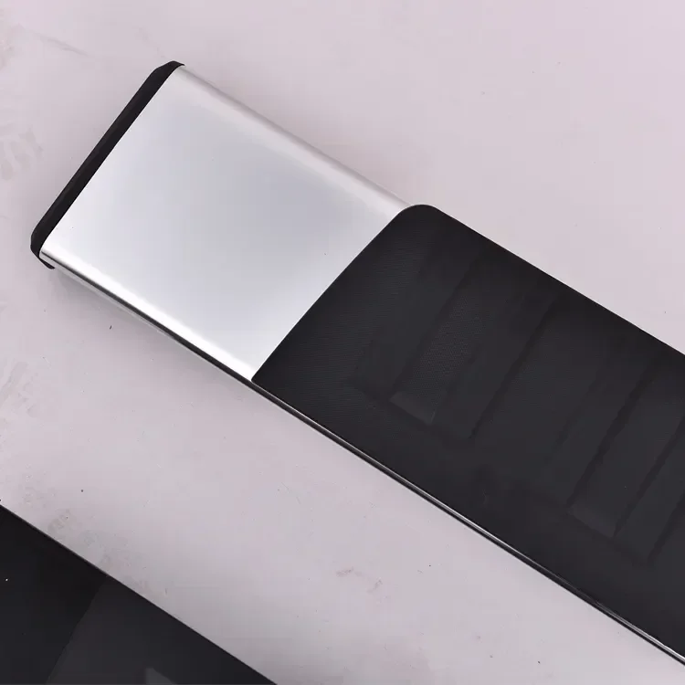 أبولو جودة عالية بالجملة أسود مع لوحات تشغيل فضية خطوات جانبية بديلة لـ 10-21 دودج رام