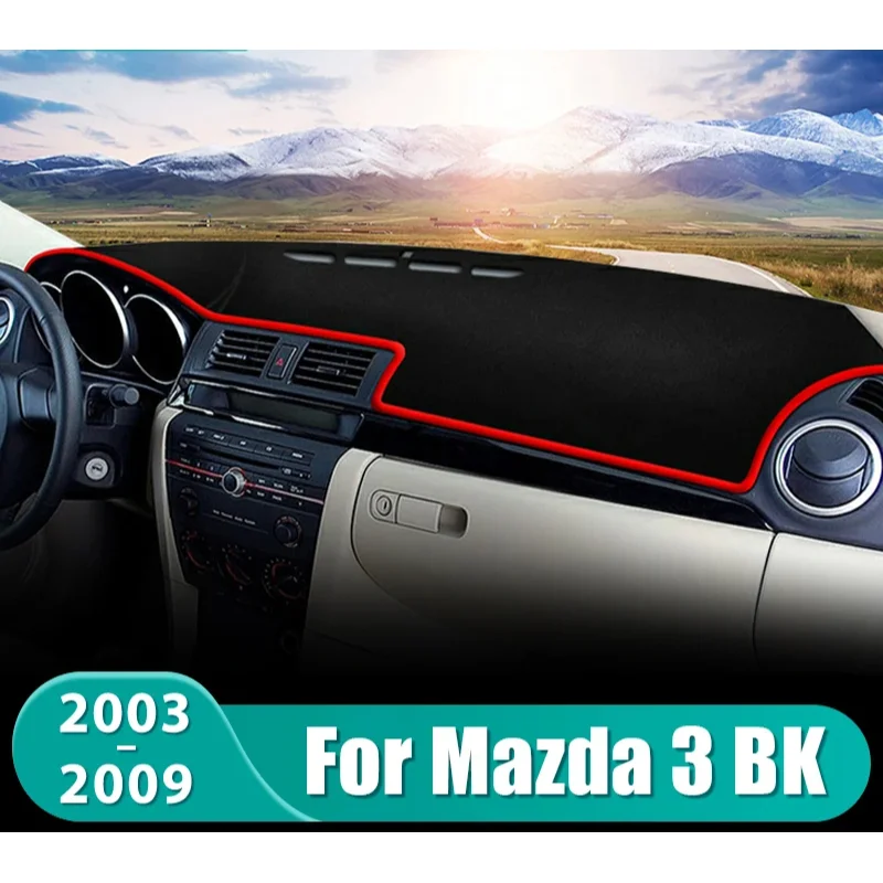 

Для Mazda 3 M3 BK 2003 2004 2005 2006 2007 2008 2009 автомобильный козырек от солнца на приборной панели, нескользящий коврик для стола, аксессуары