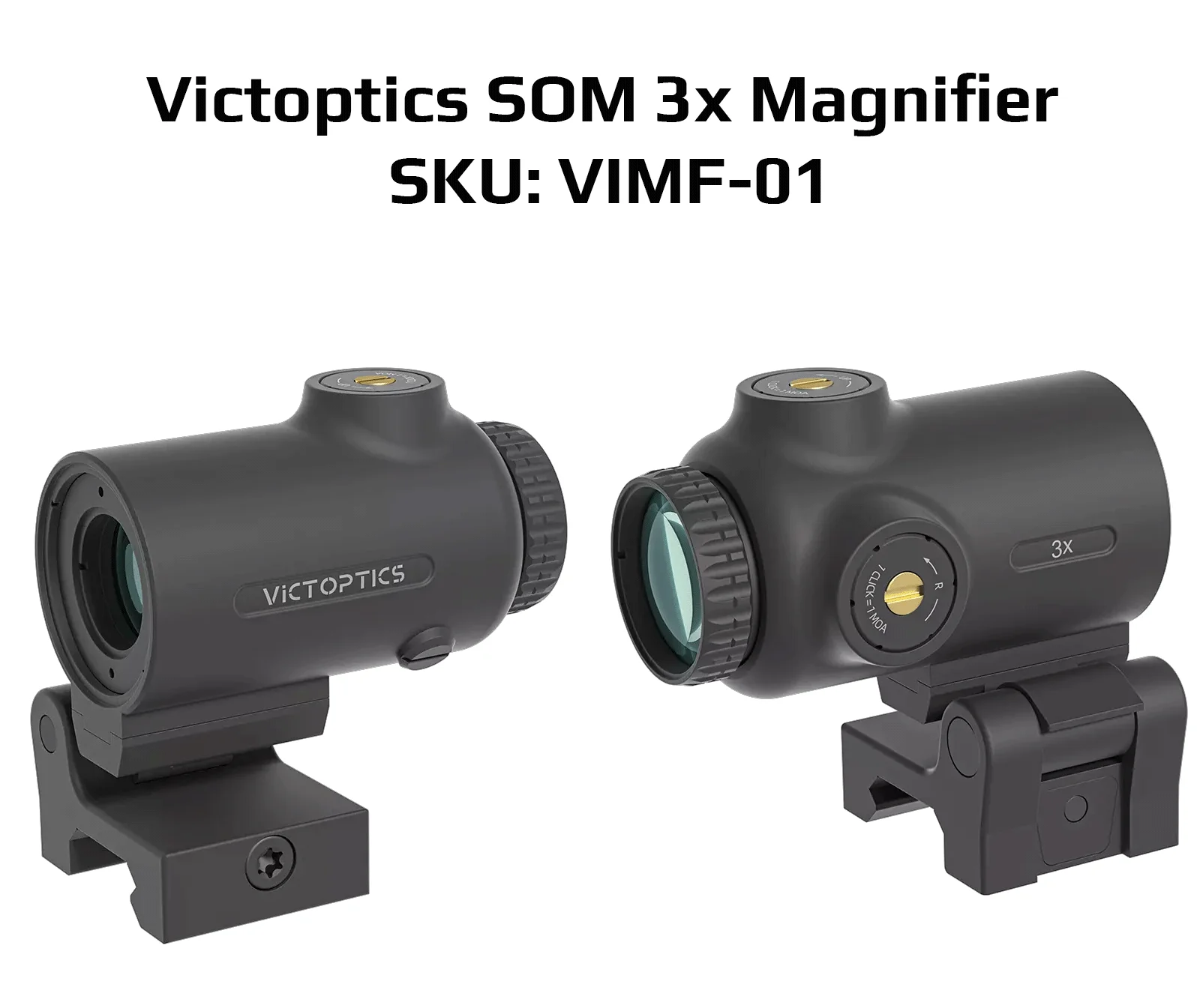 Victoptics 3x Vergrößerungsglas FMC-Linsen & Dual-Prism-System Sorgen für ein Helleres Schärferes Sichtfeld mit Klappbarer Seitenmontage – Detail 1