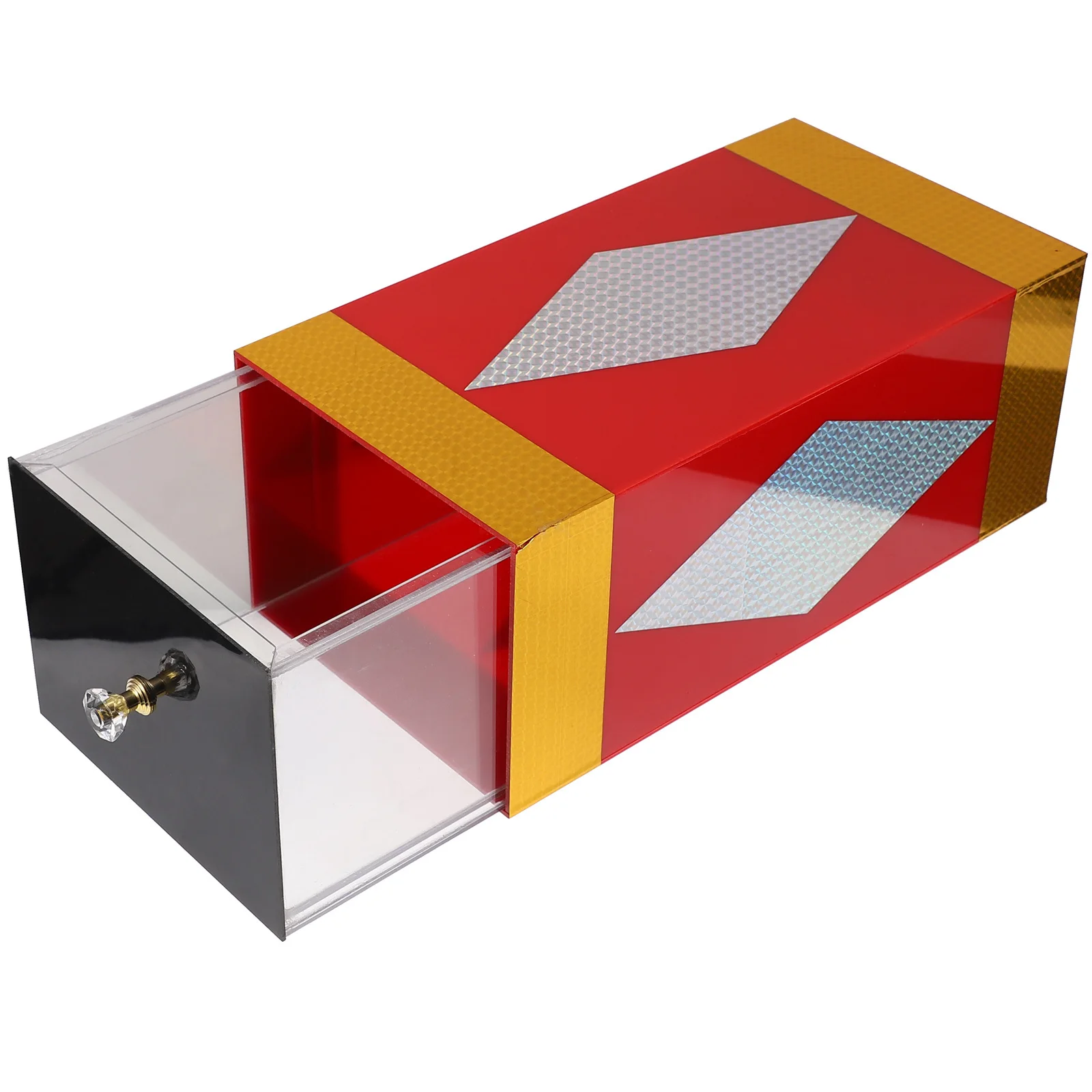 1Pcs Prop Einzigartige Leistung Wirkung Robust Langlebig Bühne Gimmick Requisiten Acryl Pull Box Party Box Pull-Out Boxen