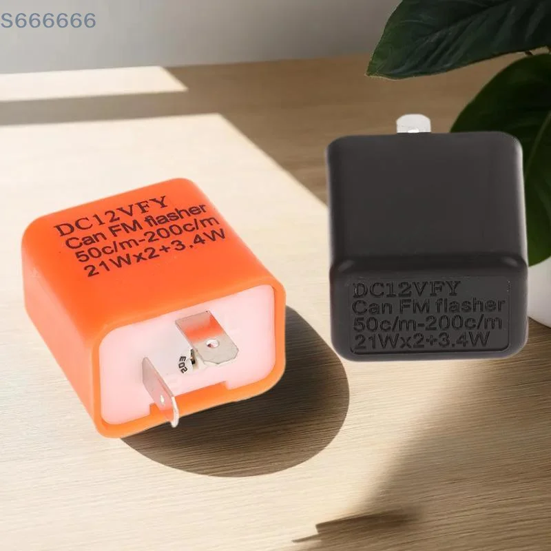 

Motorcycle LED Turn Signal Flasher; Adjustable Speed Relay and Indicator Light