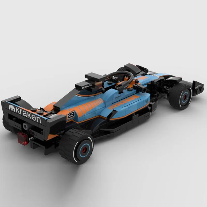 New Technical MOC-160349 SuperFW-45 Team Stake SuperRace Car Model Buiding Kit Creators Block Bricks Kid Toys Birthday Gifts