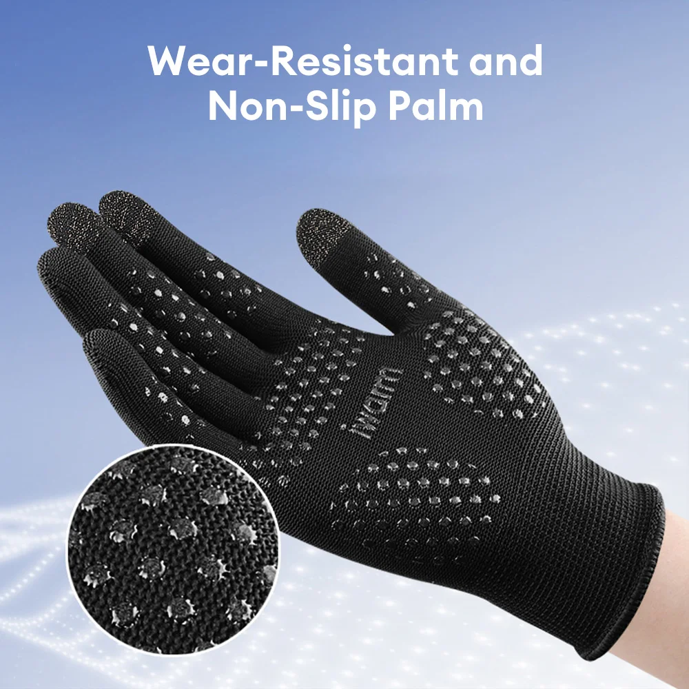 New Waterproof Breathable Gloves Cycling Gloves Anti-Slip Touch Screen Gloves Full Finger Ski Gloves Great For Sports Cycling