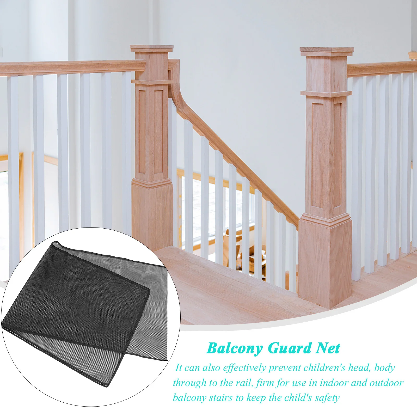 

1 комплект, 4,5X0,9 м, сетчатая сетка для лестничного барьера для детей, домашних животных, защитная сетка для балкона, защита от детей, лестница, перила, перила, сетка для запрессора