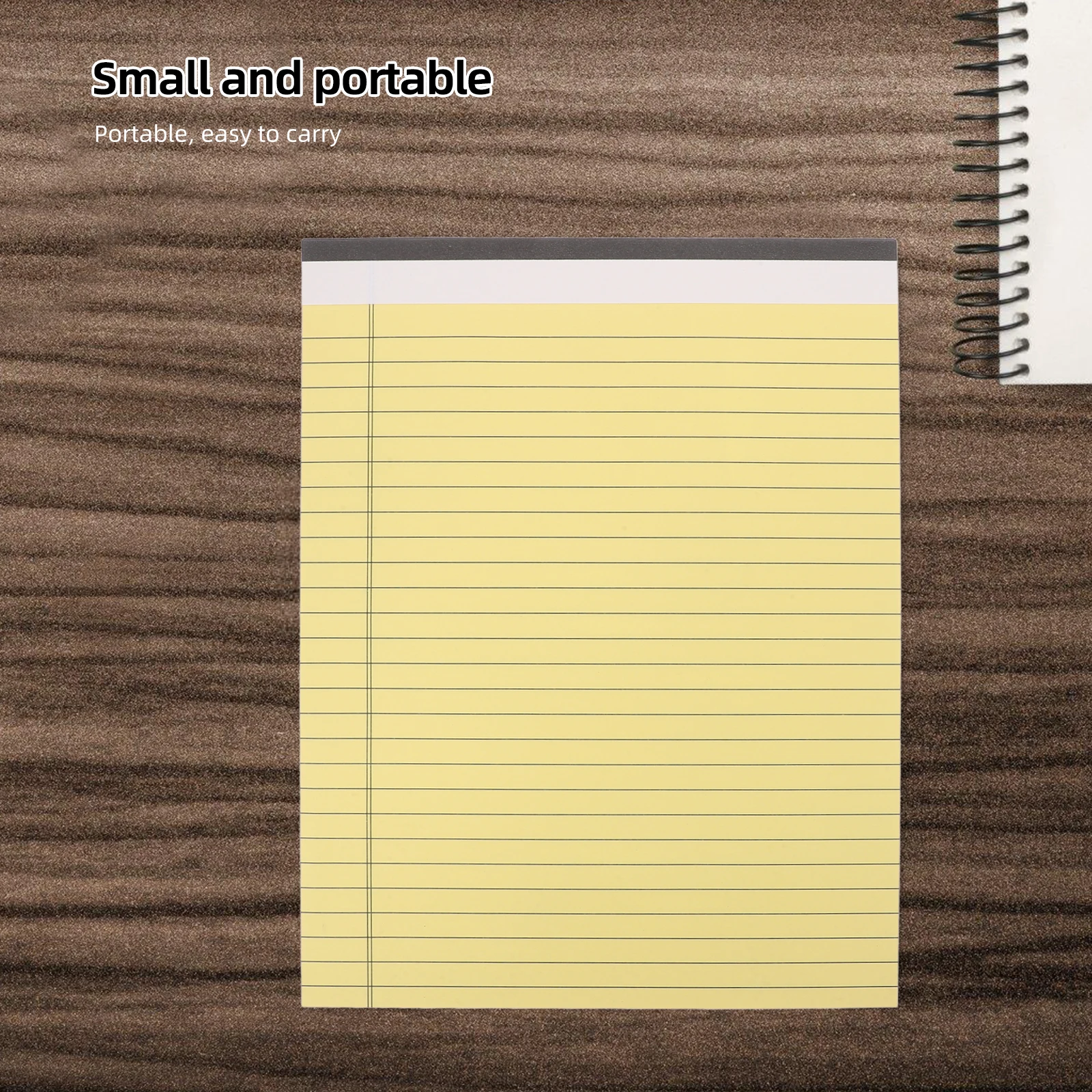 

10pcs Legal Notepads 20 3x28cm Yellow Note Pads Tearable Ruled Pages School Supplies Office Memo Pads Portable Notebook