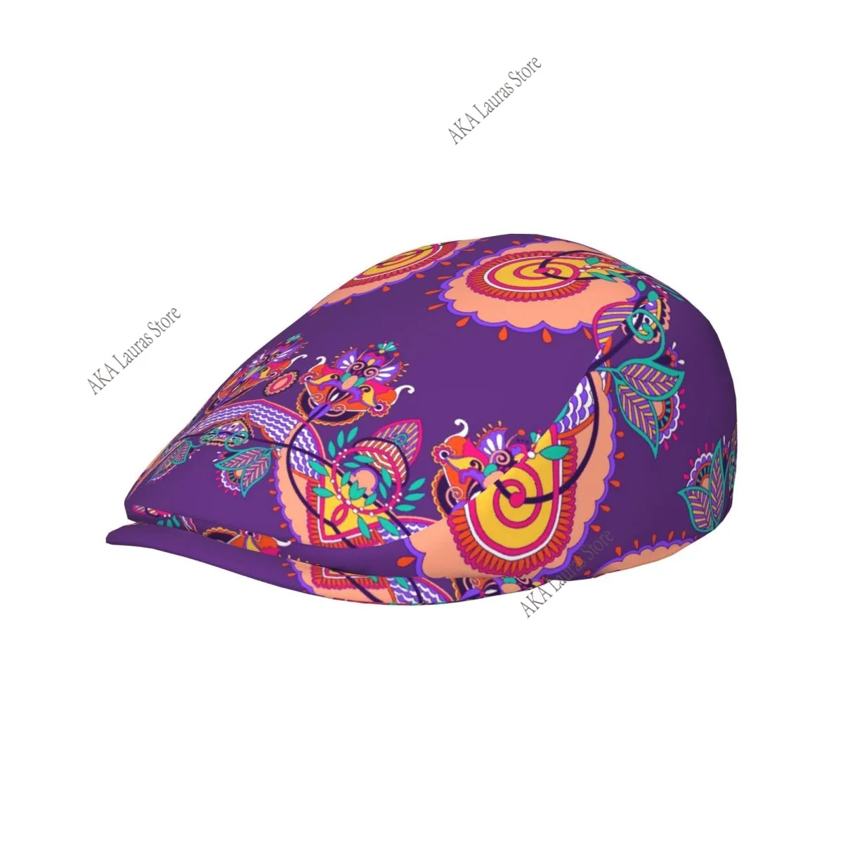 Newsboy Cap Luxurious Embroidery Patterns Vintage Casual Cap Berets Visor Gatsby Flat Ivy Hat Elegant Men's Beret
