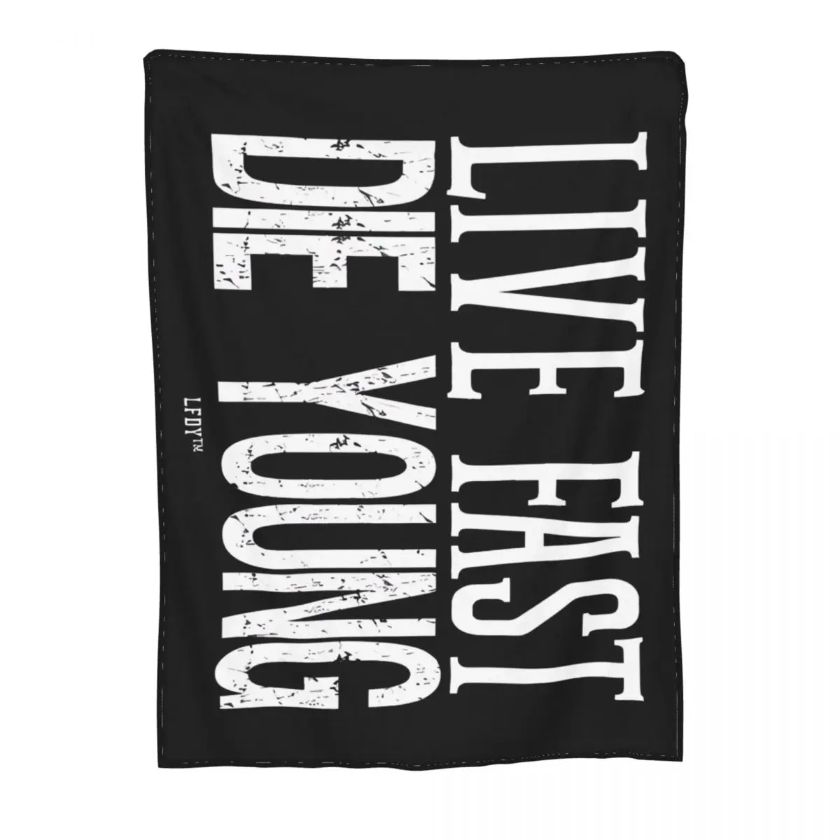 Lfdy Live Fast Die Young Blanket Bedspread On The Bed Soft Sofa Bed Ins Wind Throw Blanket