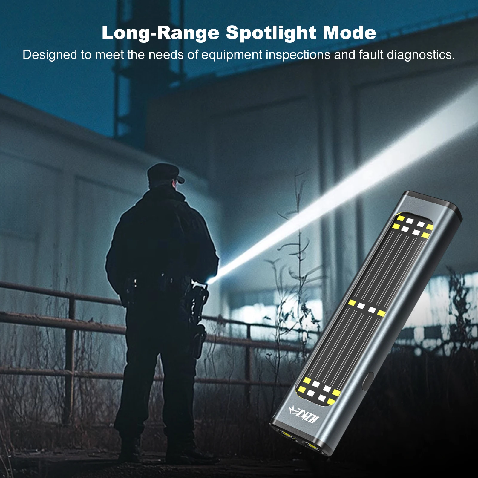 Flat EDC Flashlight with Magne - Edc Car Carry 评论和价格
