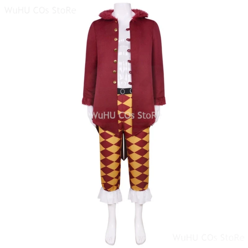 اليابان تأثيري Blox الفاكهة بارتولوميو زي مهرج أنيمي الملابس شعر مستعار باري باري لا مي أزياء الهالوين للرجال الطرف #4