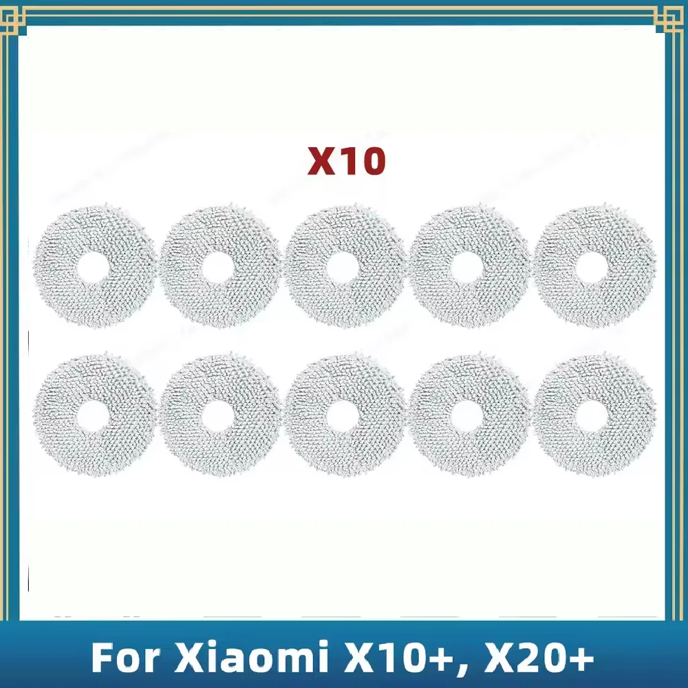 

Для Xiaomi Mijia Omni B101CN , X10 Plus / Dreame S10 Pro , L10s Ultra Запасные части Основная боковая щетка Hepa-фильтр Швабра Тканевый мешок для пыли