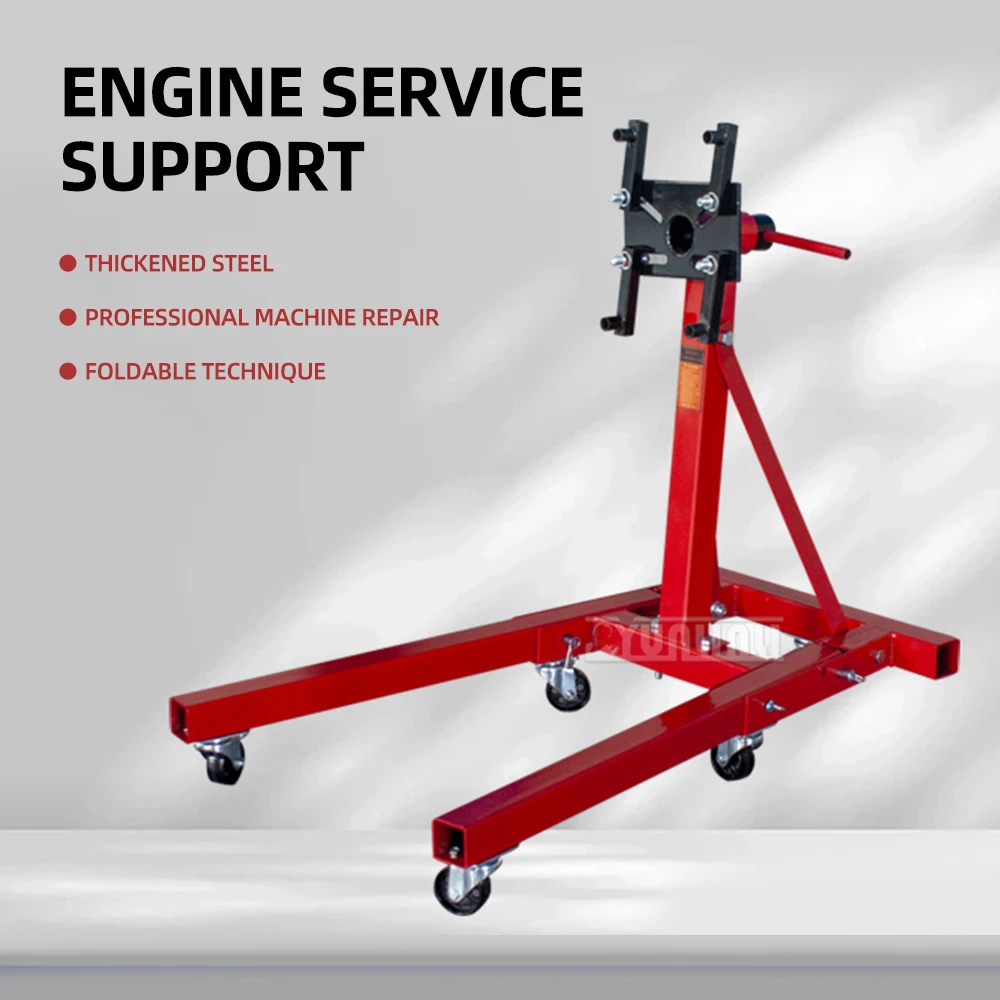 

Multi-functional Rotating Engine Stand Car Automotive Engine Removal Gearbox Inverted Frame Foldable Repair Maintenance Support