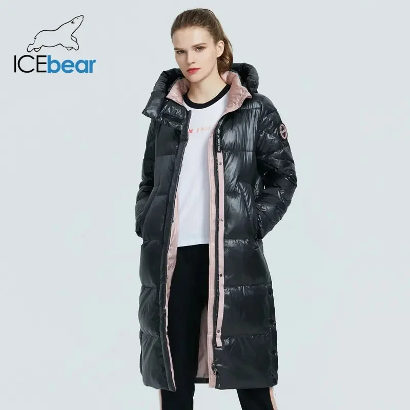ICEbear-parka larga de alta calidad para mujer, abrigo de invierno, GWD20155D, novedad de 2023