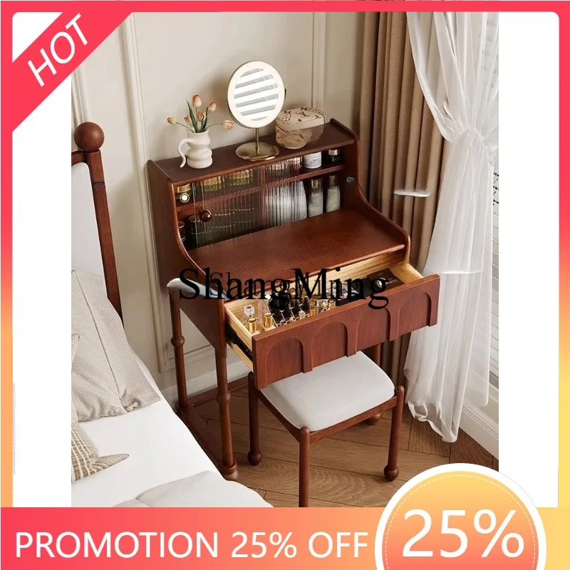 CL  Makeup Table Master Bedroom Small Unit Very Narrow Corner Bed End Complex Medieval Dresser