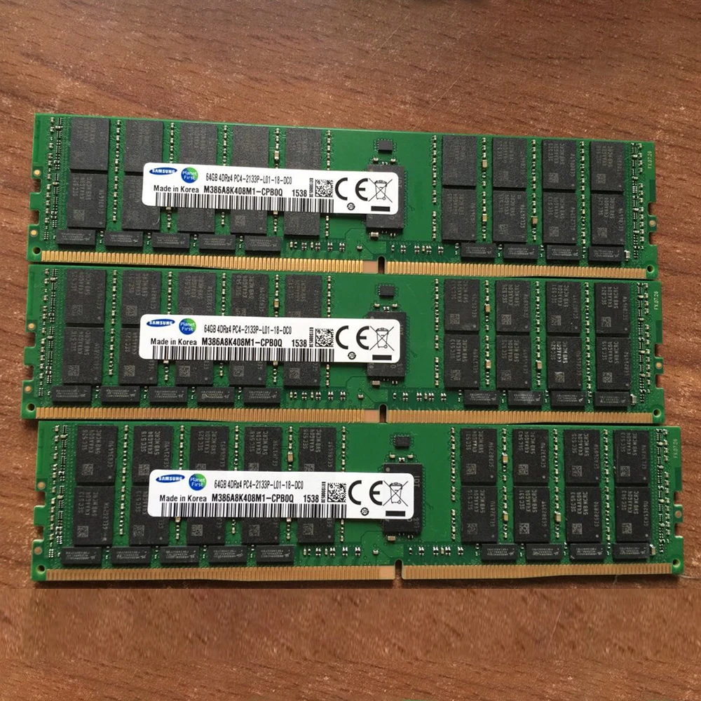 

Оперативная память 64 ГБ DDR4 2133 МГц ECC LRDIMM 4DRX4 PC4-2133P для Samsung M386A8K408M1-CPB0Q Серверная память работает отлично, быстрая доставка