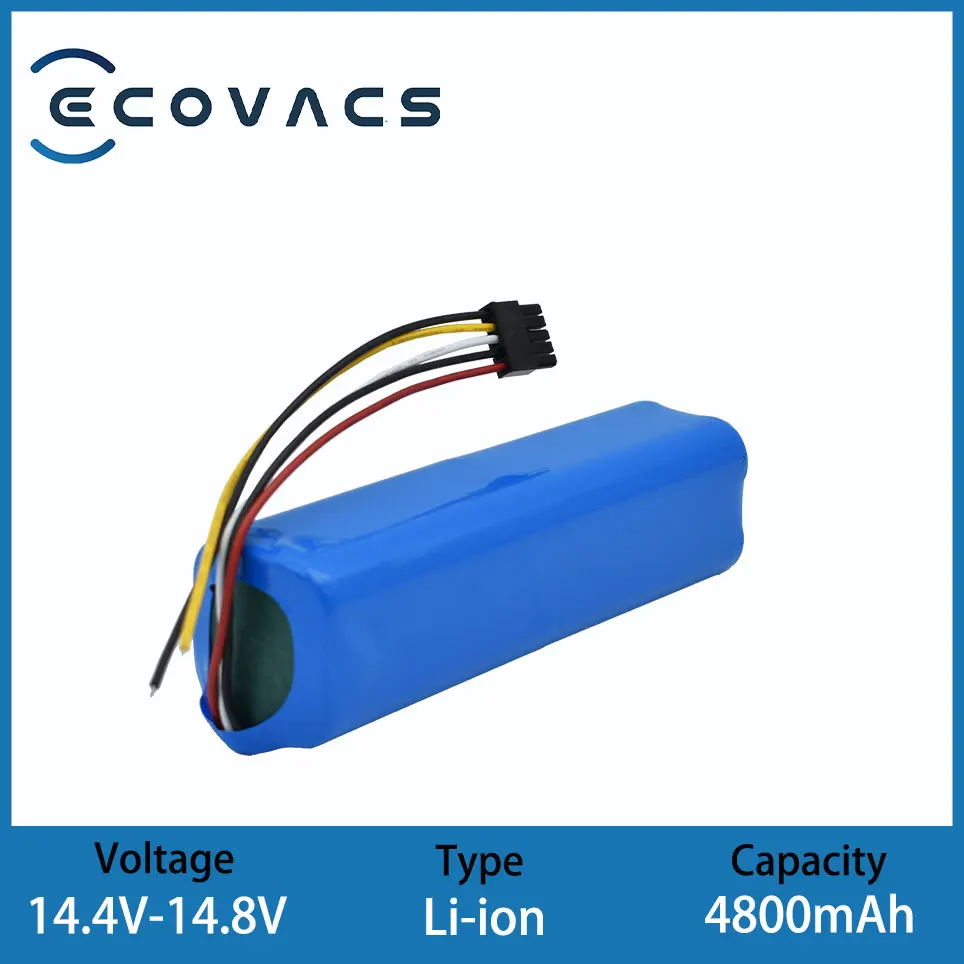 

ECOVACS 14.8V 4800Mah 100% Nieuwe Cecotec Conga-4090/4690/4590 Het Dweilen Van Robotbatterijen Netease Nit-Model