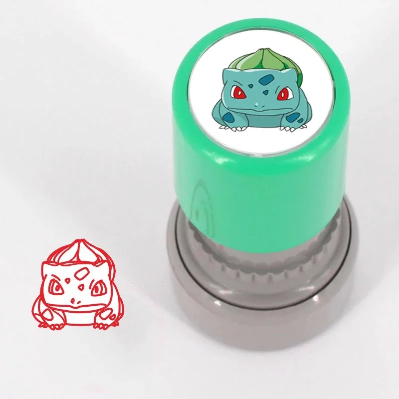 Pokemon Pikachu Series Seal Learning Rewards Dress Up Skin Printing Hand Account Stamps for Kids