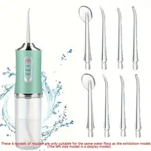 8 pçs/set bocais dentais orais substituíveis para irrigador oral jato de água dental picareta bucal flosser