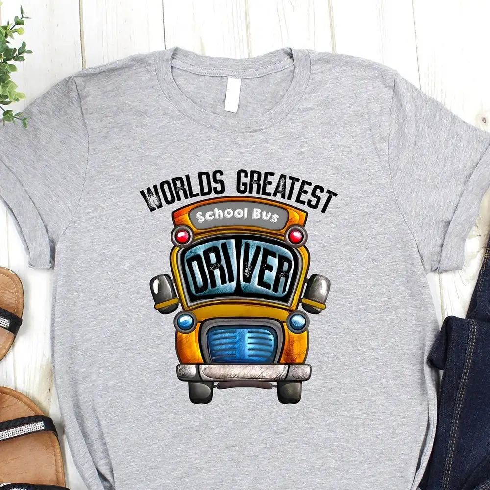 School Bus T Shirt Funny Driver Best For