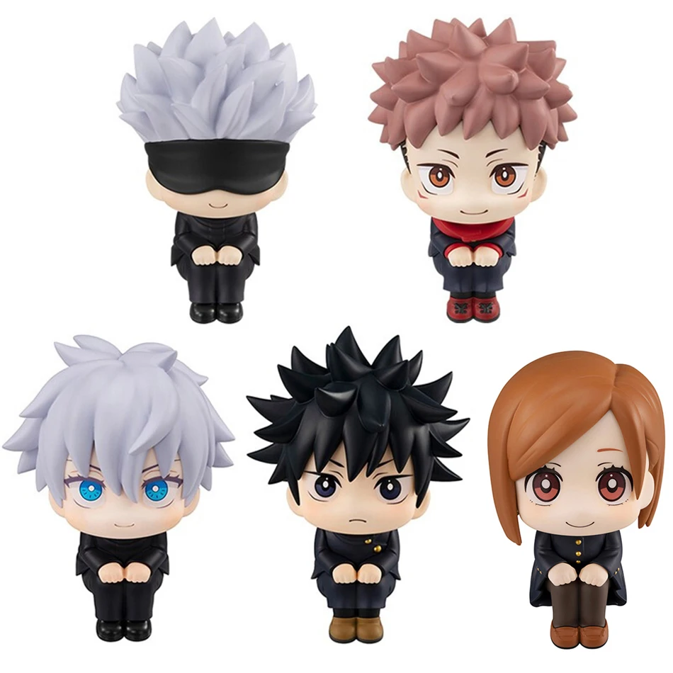 10cm Anime Jujutsu Kaisen Figure Itadori Yuji Gojo Satori Fushiguro Megumi Kugisaki Kawaii Toy PVC Model Action Figure Kid Gift