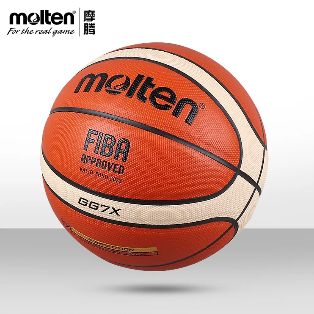 Molten-baloncesto GG7X para interiores y exteriores, resistente al desgaste, antideslizante, tren de competición para adultos, niños y estudiantes