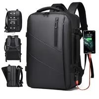 Men Business Backpack Laptop Backpack Multi Expandable Waterproof USB Bag Travel Bag Daily Commute Backpack Mochilas Рюкзак 백팩