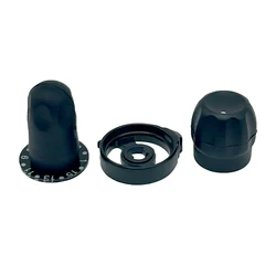 1Pair Walkie Talkie Volume & Channel Knob Caps and Concentric Switch for XTS 2250 XTS2500 Two Way Radio