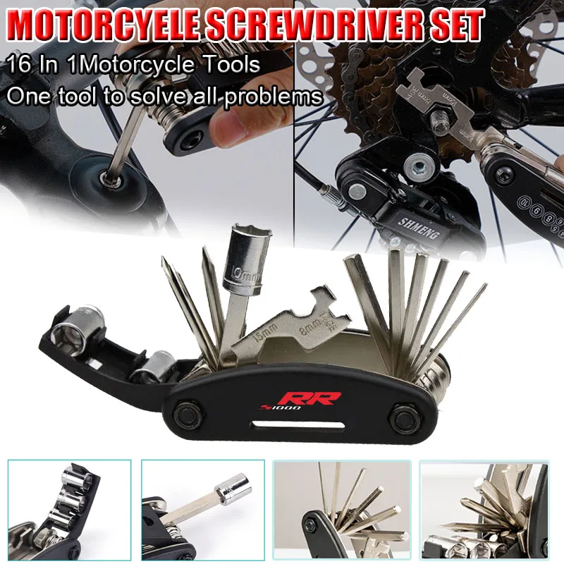 

For B@&MW S1000RR S1000R S 1000 R RR S1000 S1000 M M1000R M1000RR Accessories Scooter Multifunction Tool Repair Screwdriver Set
