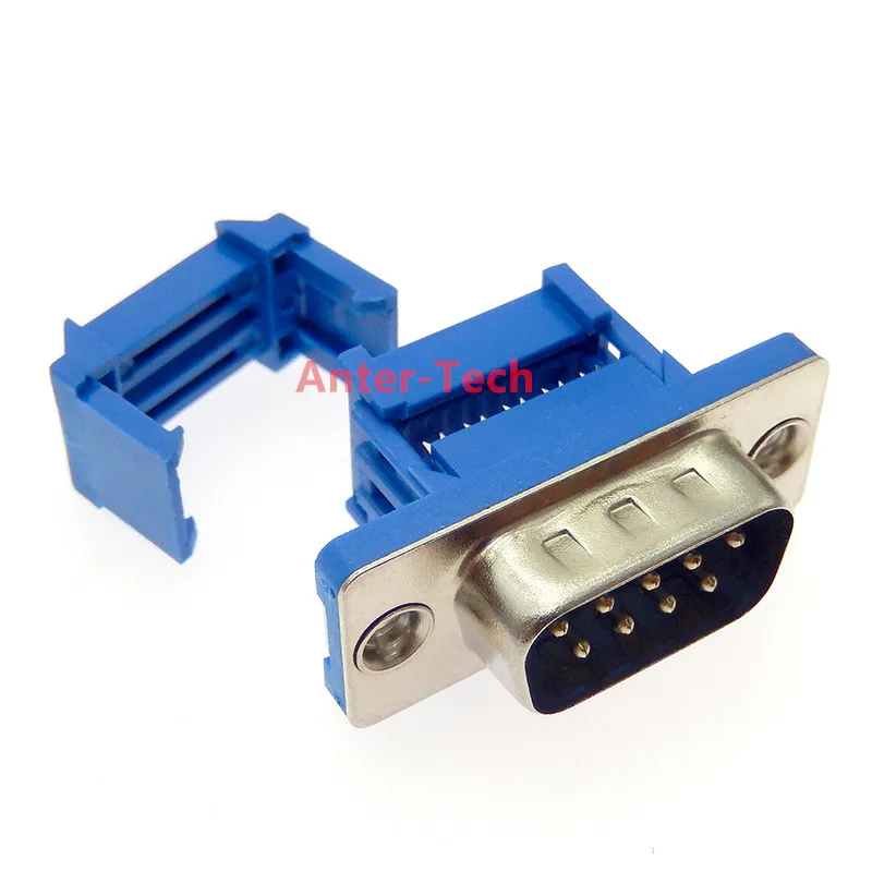 5PCS DB9 DB15 DB25 DB37 DIDC9/DIDC15/DIDC25/DIDC37 male female plug serial port connector idc crimp typ type D-SUB rs232 adapter