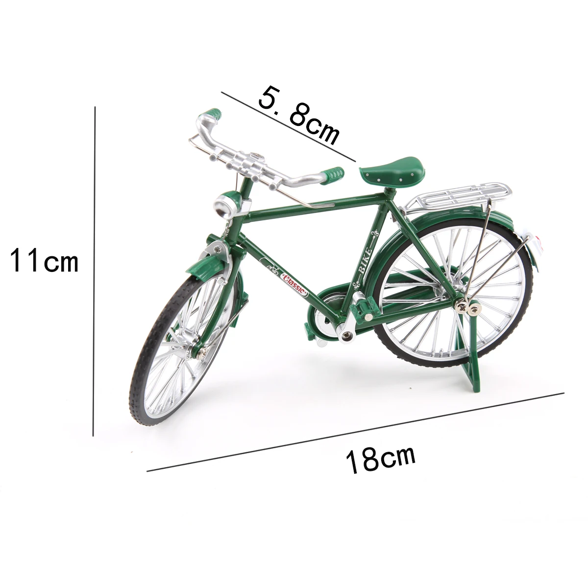 1:10 Classic Bicycles Model Die-Cast Alloy Mini Mountain Bike Desktop Decoration Crafts Birthday Gift for Boy and Girl