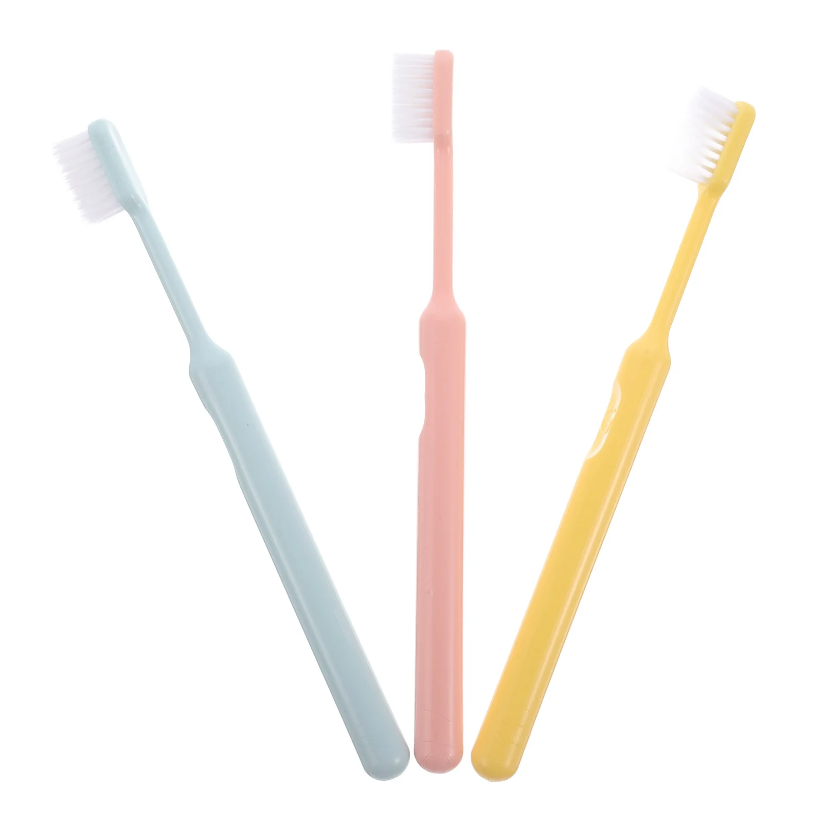 

3Pcs Soft Bristle Toothbrush Set for Sensitive Gums Minimalist Design Portable Oral Care Tools Home Travel Oral Care Tools