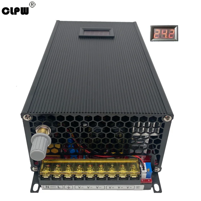 CLPW Adjustable 1500W Switching Power Supply 0-12V 13.5V 15V 24V 28V 36V 48V 60V 72V 80V 90 110V 120V AC TO DC Industrial SMPS