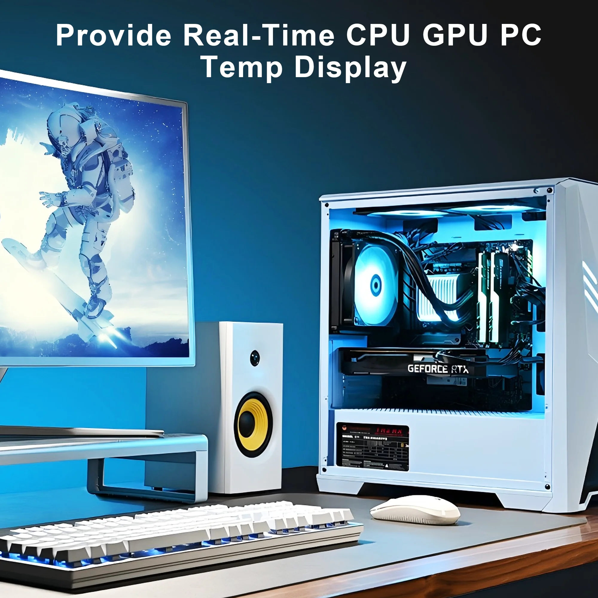7인치 휴대용 모니터 120Hz 게이밍 터치스크린 IPS 1920x1080 미니 모니터 PC 보조 화면 USB C 스위치 PS5 엑스박스용 썸네일 6
