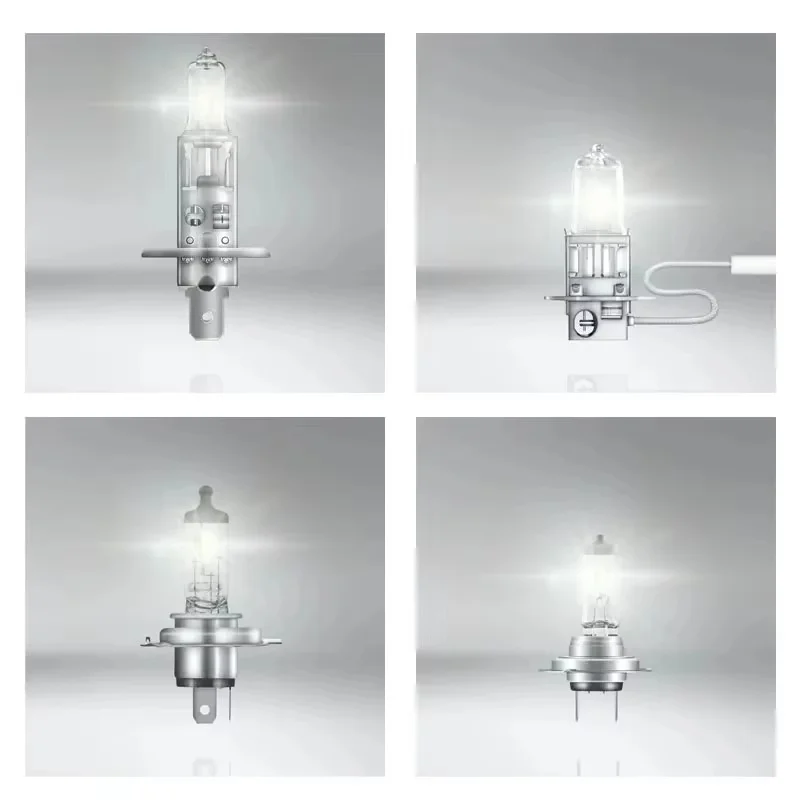 OSRAM 10pcs H4 H7 H11 HB3 HB4 Original Lamp 3200K Head Light H8 H9 H16 9005 9006 Lamps Car Halogen Bulbs Made in Germany U.S.A