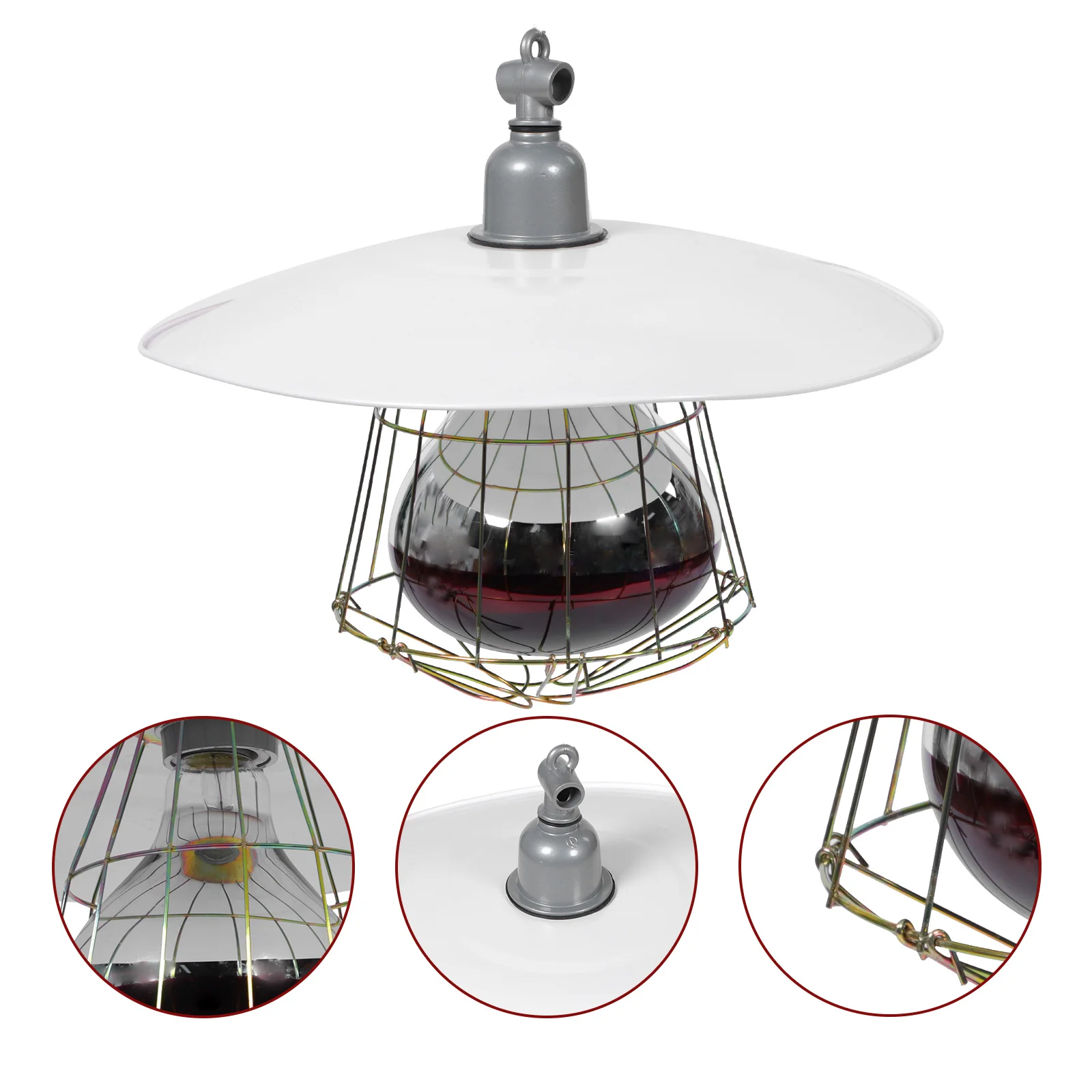 

1pc Livestock Heating 110V-240V Durable Warming Light For Chickens Sheep Dogs Pigs Reptile Pet Box Heating Light Pet Cage Lamp