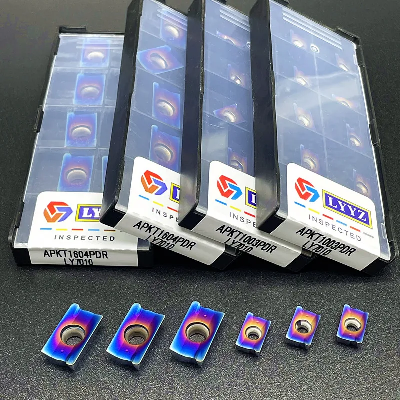 

APKT1003PDR APKT1604PDR high-quality nano blue APKT 1135 1604 Carbide insert Lathe cutter Tool turning insert