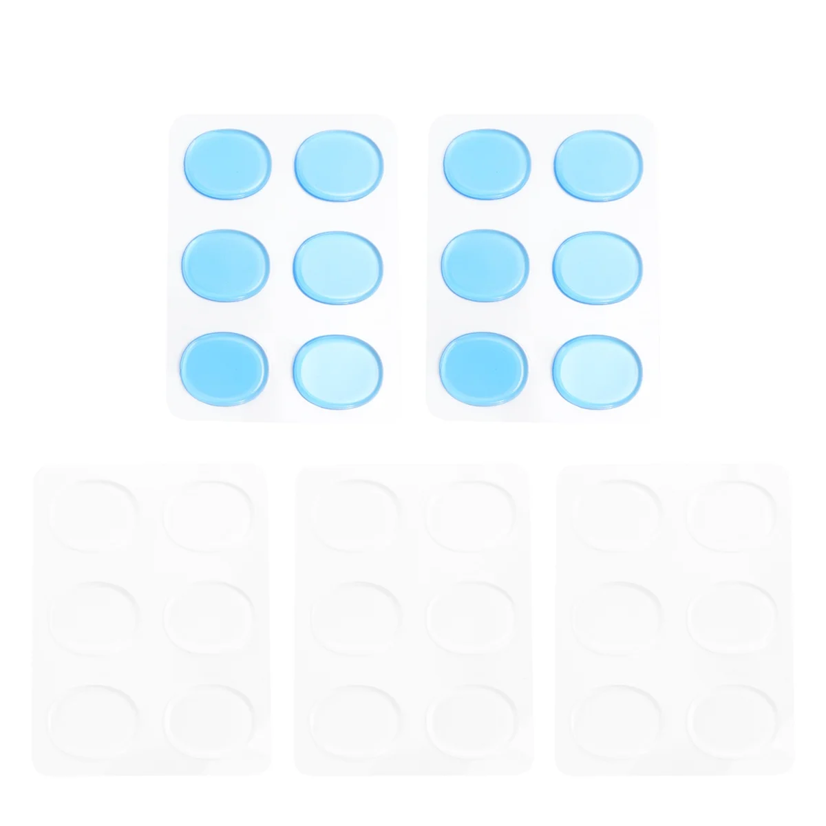 

30 PCS Mute Pad Drum Dampeners Dampening Pads Damping Gel for Silencers Self-adhesive