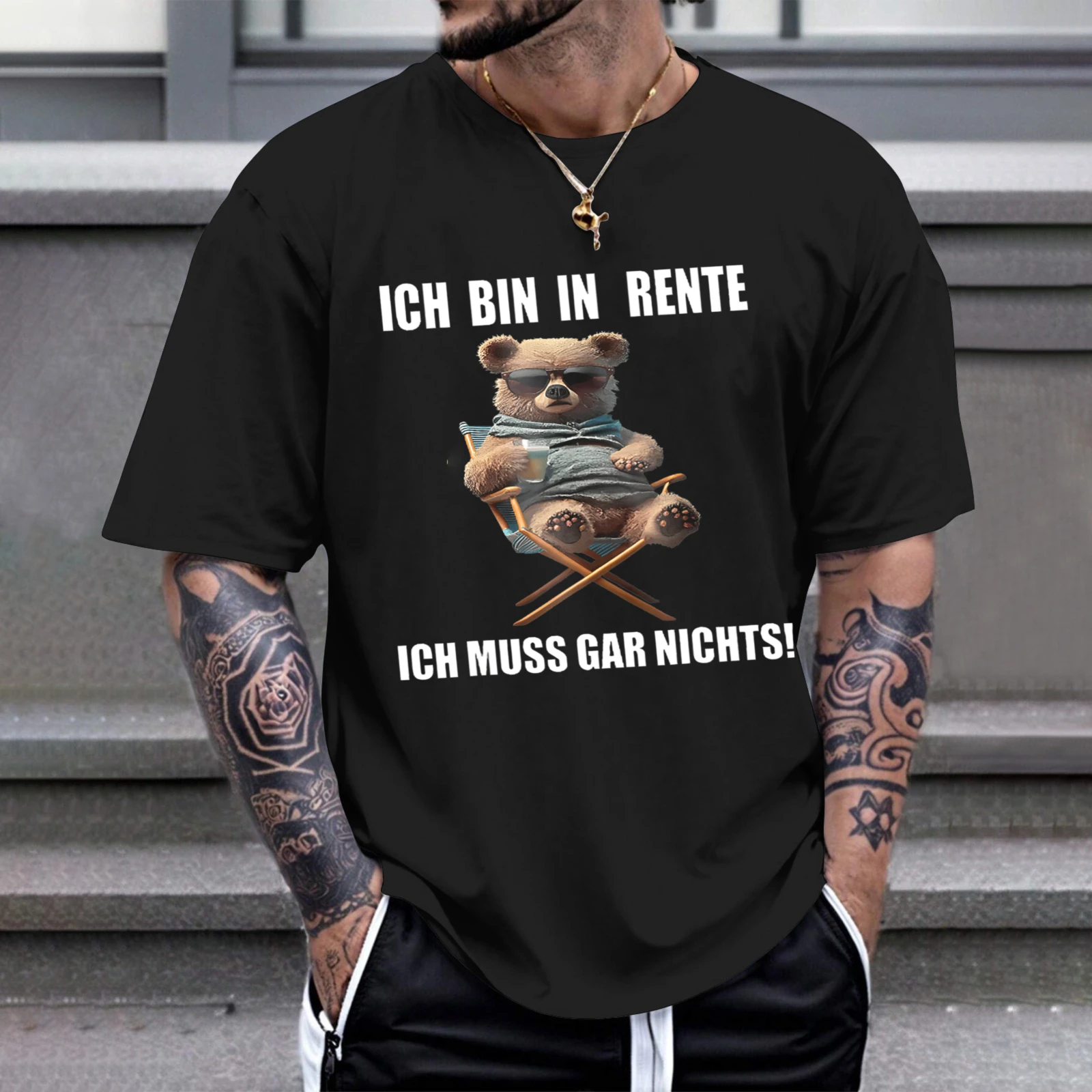 Herren-T-Shirt „I Am Retired I Do Not Have To Do Anything“ – perfekt für Freizeitkleidung, Partys und Karneval-Outfits