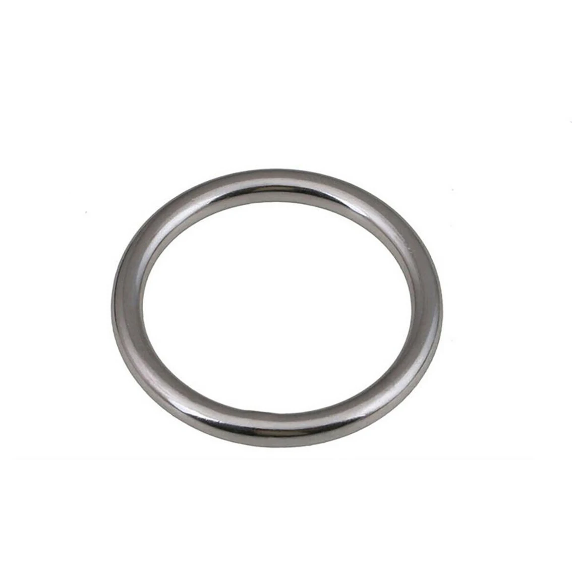 Heavy Duty Welded Round Rings M3-M16 Smooth Solid O Ring 304 Stainless Steel For Rigging Marine Boat Hammock Yoga Hanging Ring