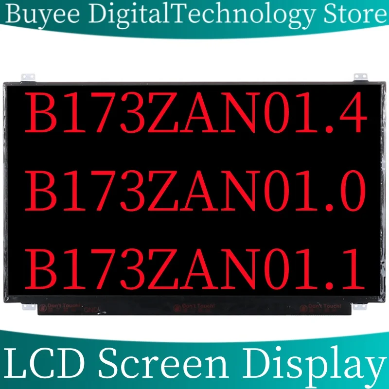 Tela Lcd para Laptop hp Pavilion 17 4k Painel de 40 Pinos B173zan01.4 B173zan01.0 B173zan01.1 Uhd 3840 × 2160 173 em