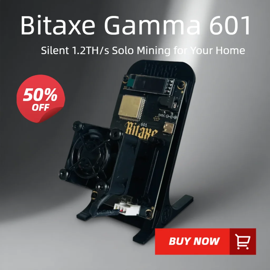 HQminers Factory Direct Bitaxe Gamma 601 1.2th/s 18W Open Source Bitcoin Miner Hot Sale