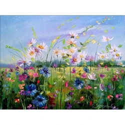 GATYZTORY Oil Painting By Numbers Flowers Landscape Picture By Number 40x50cm Frame On Canvas Home Living Room Artcraft