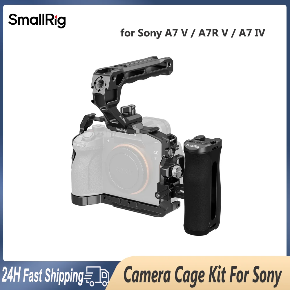 

Полный комплект клетки для камеры SmallRig для Sony A7 V/A7R V/A7IV HawkLock, быстросъемная усовершенствованная защитная клетка для удлинителя