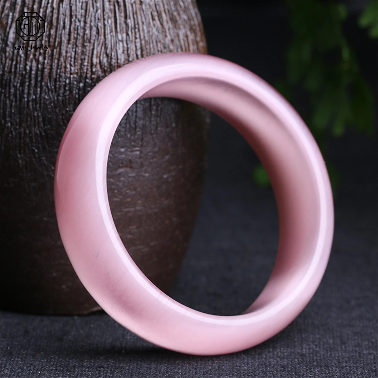 Genuine Cat Eye Stone Bracelet Wide Width Fashionable Korean Style Minimalist for Women Students Daily Wear Jewelry Gift 4