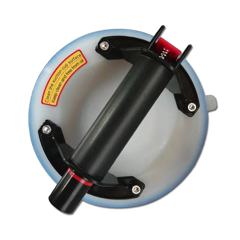 8-inch Silicone Suction Cup Air Pump Vacuum Suction Cup Strong Suction Hand Lifter Glass Lifting Tool for Ceramic Tile Floor